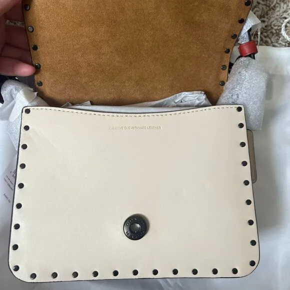 Coach Beat Shoulder Bag 18 In Colorblock With Rivets - Picture 5 of 10